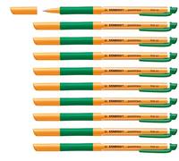 STABILO pointVisco - Rollerball with Innovative Gel Formula | Pack of 10 - Green