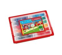 STABILO Medium Fibre-Tip Pens power Classpack with Gratnell Tray, 144 pcs, 12 Assorted Colours