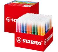 STABILO power max - Extra-Thick Fibre-Tip Pen - Classpack of 140 - with 18 Assorted Colours