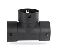 STABILO Sanitaer Plumbing Stabilisation Tee Fitting DN 80 mm Drainage Pipe Junction Drainage Hose for Drain Pipe