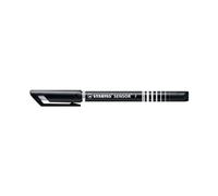 Stabilo Sensor Cushion Tip Fineliner Pen Black (Pack of 10) 189/46