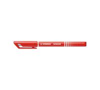 Stabilo Suspension Tip Fineliner Pens Red (Pack of 10) 189/40