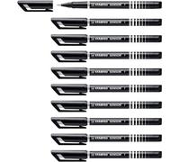 Stabilo Sensor F Fineliner Black 10 Pack