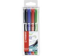 STABILO SENSOR fine fineliner Black, Blue, Green, Red 4 pc(s)