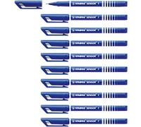 STABILO SENSOR Fineliner Pen 0.3 mm Needlepoint Blue 189/41 Pack of 10