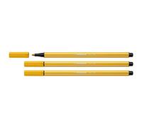 STABILO Set of 3 Felt-Tip Pens 68 Curry Yellow