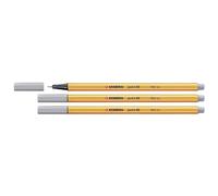 STABILO Set of 3 Point 88 Fine Tip Pens 0.4 mm Medium Grey Blue