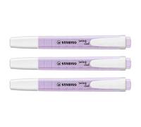 Stabilo 275/155-8 Chisel Tip Marker - Lilac, Chisel Tip, White, Round, 1 mm