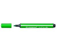 Stabilo Set of 3 Trio Scribbi Triangular Felt-Tip Pens - Large Tip - Greenaa