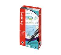 STABILO SENSOR fine - Fineliner with Cushioned F-Tip - Pack of 10 - Blue