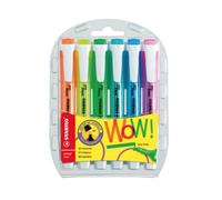 Stabilo Swing Cool Highlighter - Assorted Colour (Pack of 6)