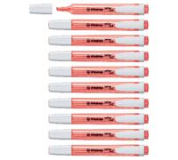 STABILO swing cool - Highlighter - Red Pack of 10