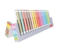 STABILO swing cool NatureCOLORS - Highlighter Set of 18 - Pastel Nature-Inspired Shades with Chisel Tip (1 mm & 4 mm) - Anti-Dry-Out Technology