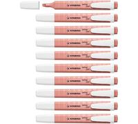 STABILO swing cool NatureCOLORS - Highlighter - Pack of 10 - Sienna