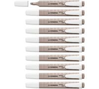 STABILO swing cool NatureCOLORS - Highlighter - Pack of 10 - Warm Grey