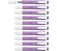 STABILO swing cool NatureCOLORS Wildflower - Highlighter - Pack of 10 - Grey Violet