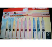 STABILO Swing Cool Pastel Deskset Highlighting Marker Pens. Various Colours. x10