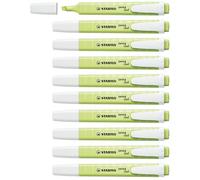 STABILO swing cool Pastel - Highlighter - Pack of 10 - Dash of Lime