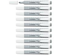 STABILO swing cool Pastel - Highlighter - Pack of 10 - Dusty Grey