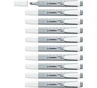 STABILO swing cool Pastel - Highlighter - Pack of 10 - Dusty Grey