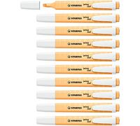 STABILO swing cool Pastel - Highlighter - Pack of 10 - Pale Orange