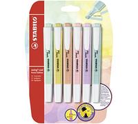Highlighter - STABILO swing cool Pastel 6 Assorted Colours