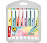 STABILO swing cool Pastel - Highlighter - Pack of 8 - Assorted Colours