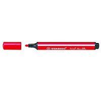 STABILO Triangular Fibre-Tip Pen Trio Scribbi - Pack of 1 - Red