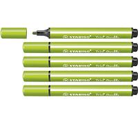 STABILO Triangular Fibre-Tip Pen Trio Scribbi - Pack of 5 - Light Green