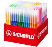 STABILO Trio A-Z - Fibre-Tip Pen with Triangular Grip Zone - Classpack of 240 - with 20 Assorted Colours