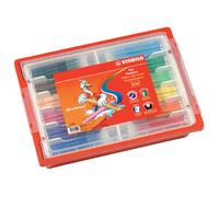 Stabilo Trio A-Z Felt Tip Colour Pens Classpack Gratnell Tray Assorted