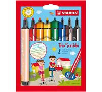 Trio Scribbies - Pack 8 Pens Right or Left handed