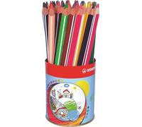 STABILO Trio thick - Triangular Colouring Pencil - Tin of 38 - Assorted Colours