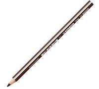 STABILO Trio Thick Triangular Colouring Pencil, Single Pencil, Dark Brown