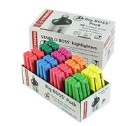 STABILO BOSS ORIGINAL - Highlighter - Pack of 48 - with 8 Neon Colours
