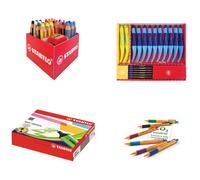 STABILO BOSS ORIGINAL - Highlighter - Pack of 48 - with 4 Neon Colours and 4 Pas