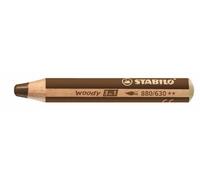 Multi-Talented Pencil - STABILO woody 3 in 1 - Pack of 1 - Brown