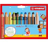 Stabilo Woody 3 In 1 Color Pencil Multicolor Kids