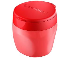 STABILO Woody 3-in-1 - Replaceable Container Sharpener | Pack of 1 - Red