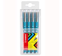 Stabilo Worker Colorful Blue Rollerball Pen