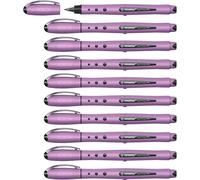 STABILO worker+ NatureCOLORS Wildflower - Rollerball - Pack of 10 - Grey Violet