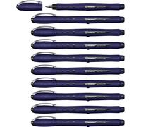 STABILO worker+ NatureCOLORS Wildflower - Rollerball - Pack of 10 - Prussian Blue