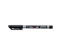 STABILO Write-4-All Fine Permanent Marker 0.7mm Line Black (Pack 10) -