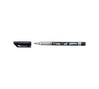 STABILO Write-4-All Medium Permanent Marker 1mm Line Black (Pack 10) -