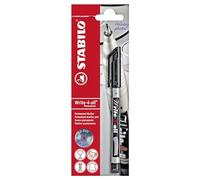STABILO Write-4-all - Permanent Marker Pen - Fine | Pack of 1 - Black