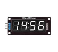 Stable 0.56Inch 4Digits Seven Segment LED Display Module Digital Tube Simple SPI Interfaces Multiple Color Optional Clock Display Module