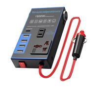 Stable 1500W Vehicle Inverter 12V 24V to 220V Electricity Including Overload Protect Effective for Cars & Trucks Travel Power Converter