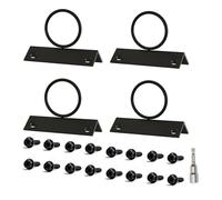 Stable 90 Degree Angles Rope Rings Brackets Heavy Type Stainless Steel Corner Post Rope Brackets Heavy Type Angles
