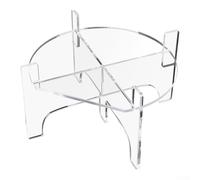 Stable Acrylic Beverage Dispenser Stand For Parties And Catering Events With Elegant Clear Design For Easy Cleaning And Tool Free Assembly Base(20 * 10cm)