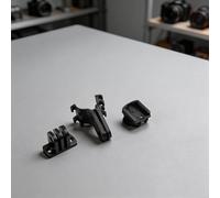 Stable and Bicycle Computer Mount for Garmin and For Bryton with Integrated Light and Camera Holders, Suitable for Road and Off-Road Cycling (straight)